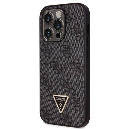 Original Case IPHONE 14 PRO Guess Hardcase Crossbody 4G Metal Logo (GUHCP14LP4TDSCPK) black