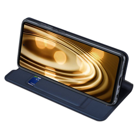 DUX DUCIS Skin Pro kabura etui pokrowiec z klapką Samsung Galaxy A72 5G / A72 4G niebieski