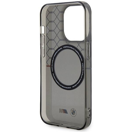 BMW Pattern MagSafe Hülle für iPhone 13 Pro / 13 – grau