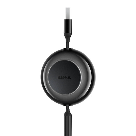 Baseus Bright Mirror 2 3in1 USB Typ A Kabel - Micro USB + Lightning + USB Typ C 3.5A 1.1m schwarz (CAMJ010001)