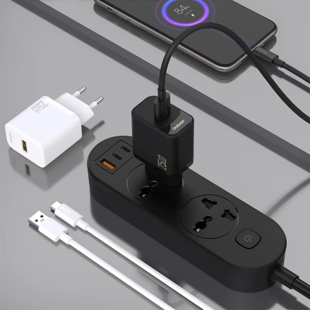 Dudao A27S 25W GaN USB-A Ladegerät - Schwarz