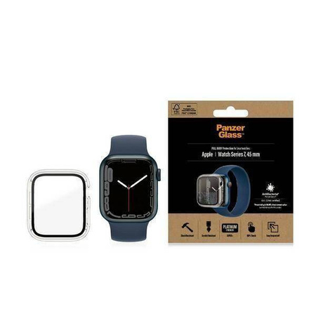 Gehärtetes Glas 5D APPLE WATCH 7 (45MM) PanzerGlass Full Body (3659) transparent