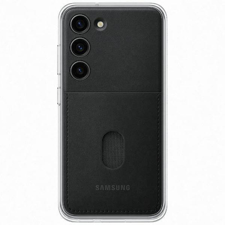 Samsung Frame Cover etui Samsung Galaxy S23 pokrowiec z wymiennymi pleckami czarne (EF-MS911CBEGWW)