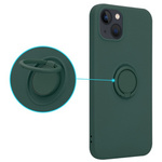 Etui Silicon Ring do Samsung S23 zielony