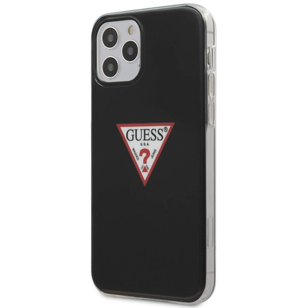 Guess GUHCP12MPCUCTLBK iPhone 12 Pro / iPhone 12 czarny/black hardcase Triangle Collection