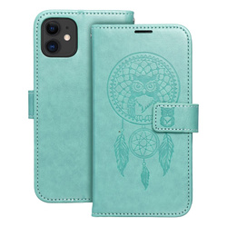 Kabura MEZZO Book do IPHONE 11 łapacz snów zielony