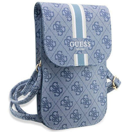 Guess torebka GUWBP4RPSW niebieska Wallet 4G Stripes