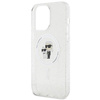 Karl Lagerfeld Karl&amp;Choupette Glitter MagSafe case for iPhone 15 Pro Max - transparent