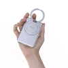 Dudao K28 10000 mAh PD 22,5 W MagSafe Powerbank mit Metallgehäuse und Ringständer - Grau