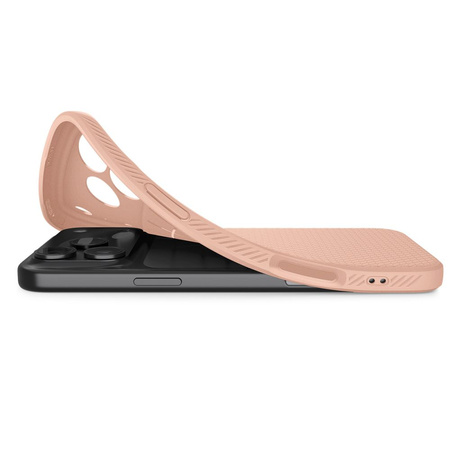 Etui Spigen Liquid Air na iPhone 17 Pro - tytanowo-różowe