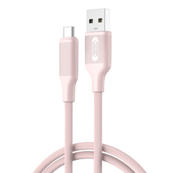 XO kabel NB265 USB - USB-C 1,0m 3A różowy