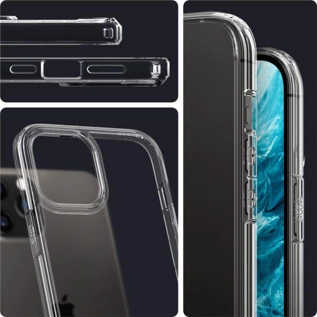 Etui IPHONE 12 PRO MAX Spigen Ultra Hybrid Crystal Clear transparentne