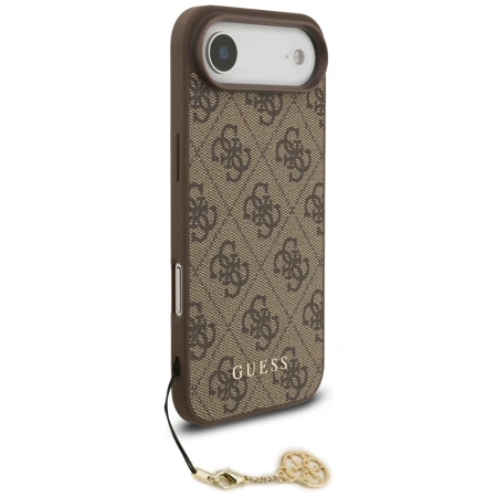 Guess 4G Charms Collection MagSafe Hülle für iPhone Air – braun