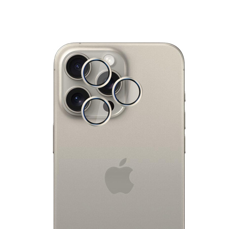 Apple iPhone 15 Pro - HARDY Lens Protection Pro Natural