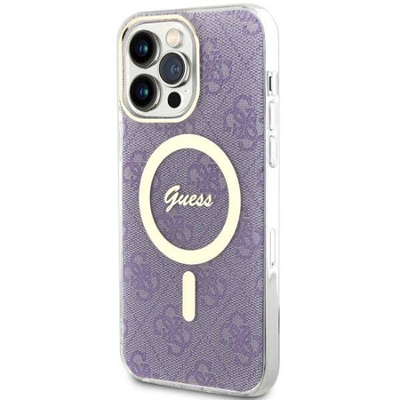 Guess GUHMP14XH4STU iPhone 14 Pro Max 6,7&quot; lila/lila Hardcase 4G MagSafe