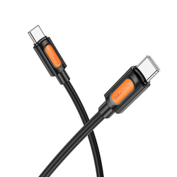 Borofone Kabel BX114 Structure - Typ C na Typ C - PD 60W 3A 1 metr czarny