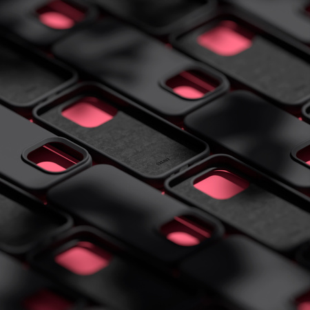 Nakładka Etteri Silicone Case do Samsung Galaxy A54 5G czarna