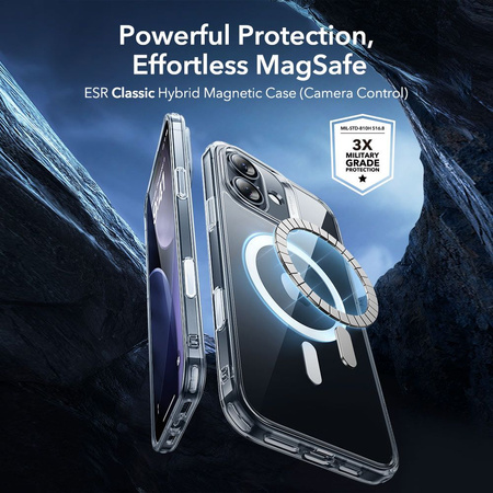 ESR CLASSIC HYBRID MAGSAFE & TEMPERED GLASS IPHONE 17 CLEAR