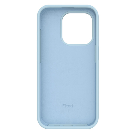 Nakładka Etteri Silicone Case do Samsung Galaxy S22 Ultra jasnoniebieska