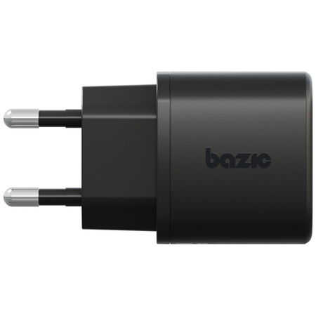 Ładowarka sieciowa Bazic Goport Velox    Kit 1xUSB-C 1xUSB-A GaN 35W z kablem plecionym czarny