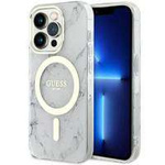 Guess GUHMP14LPCUMAH iPhone 14 Pro 6.1" white/white hardcase Marble MagSafe