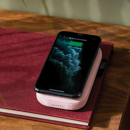 Lexon Powersound Powerbank indukcyjny5000 mAh z głośnikiem bluetooth różowy/pink LA128P