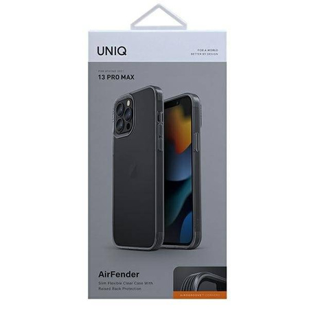 UNIQ etui Air Fender iPhone 13 Pro Max 6,7" szary/smoked grey