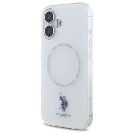 US Polo USHMP16SHOCLDPW iPhone 166.1" biały/white IML Ring MagSafe