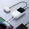 Mini power bank with built-in cables Joyroom JR-PBC06 30W 10000mAh - white
