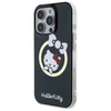 Original Handyhülle IPHONE 16 PRO Hello Kitty Hardcase IML Fun Bow MagSafe (HKHMP16LHFLBK) schwarz