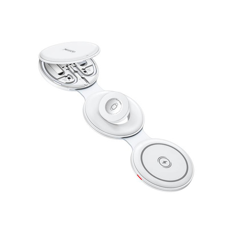 Yesido ładowarka indukcyjna DS29 15W 5w1 + Zestaw Akcesoriów, WHITE / BIAŁY