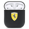 Ferrari FESA2LEBK AirPods cover czarny/black On Track Leather