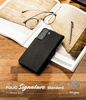 Ringke Folio Signature skórzane etui z klapką do Samsung Galaxy S22+ (S22 Plus) czarny (FSS118R262)