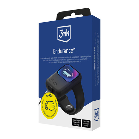 3mk Endurance Powerbank Case for Apple Watch 49 mm 2,5W 1200mAh USB-C Black