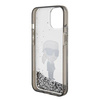 Karl Lagerfeld nakładka do iPhone 15 6,1&quot; KLHCP15SLKKNSK transparentna hardcase Liquid Glitter Ikonik