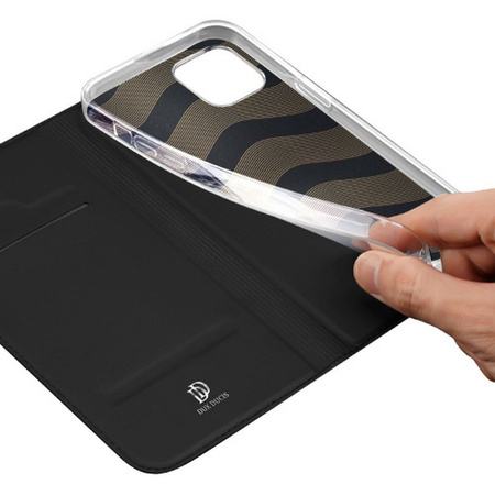 Dux Ducis Skin Pro Wallet Case for iPhone 15 Plus - Black