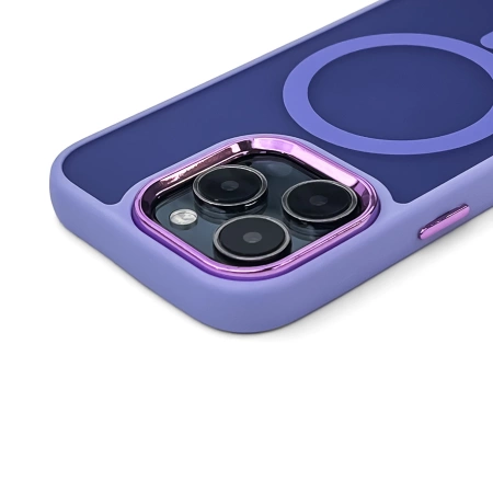 Wozinsky Fashion Case with MagSafe for Samsung Galaxy S24 FE - Purple