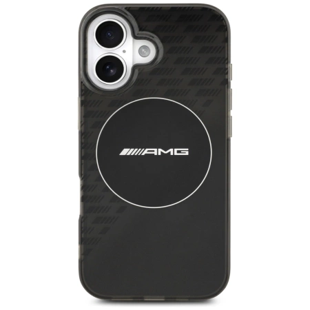 AMG Nauble Layer Transparent Smocked MagSafe Case for iPhone 17 - Black