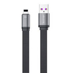 WK Design King Kong 2nd Gen series flaches USB-Kabel - Lightning Laden / Datenübertragung 6A 1,3m schwarz (WDC-156)