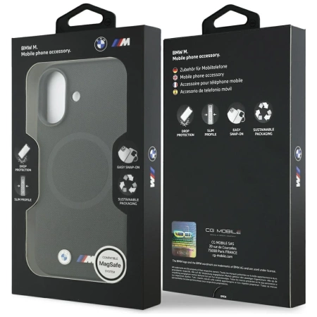 BMW M FW Metal Logo MagSafe Case for iPhone 17 - Black