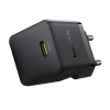 Baseus Palm 1C 20W Wall Charger (with Baseus Mini White USB-C 60W (20V/3A) 1m Cable) - Black