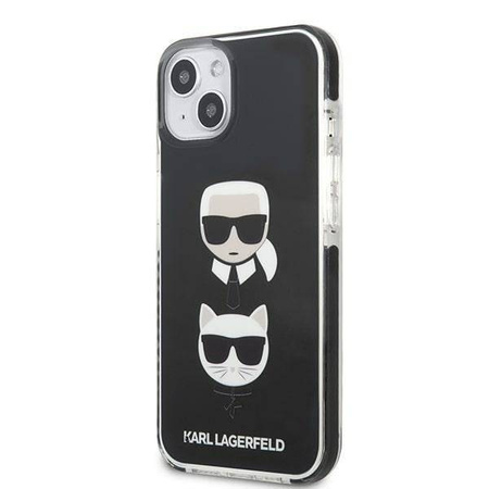 Karl Lagerfeld KLHCP13STPE2TK iPhone 13 mini 5,4" hardcase czarny/black Karl&Choupette Head