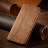 Magnet Fancy Case for Samsung Galaxy S23+ flip cover wallet stand brown