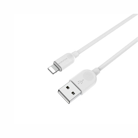 Borofone Kabel BX14 LinkJet - USB na Lightning - 2,4A 1 metr biały