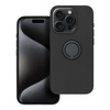 Futerał SILICONE RING do IPHONE 15 PRO czarny