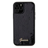 Guess nakładka do iPhone 12 / 12 Pro 6,1&quot; GUHCP12MPSFDGSK HC SEQUIN SCRIPT METAL czarna