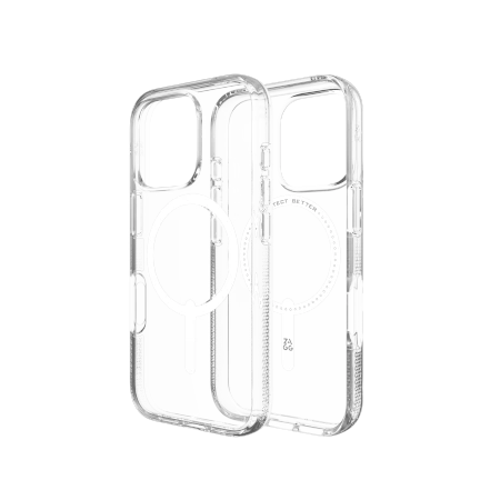 ZAGG Crystal Palace Snap Case mit MagSafe für iPhone 16 Pro – transparent
