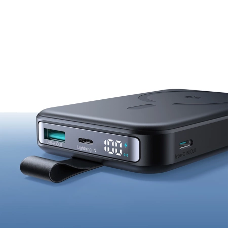 Joyroom JR-PBM11 Powerbank 10000mAh 22,5W Qi2, MagSafe kompatibel, mit Ständer - schwarz