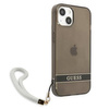 Guess GUHCP13SHTSGSK iPhone 13 mini 5,4 &quot;schwarz / schwarz Hardcase Translucent Stap