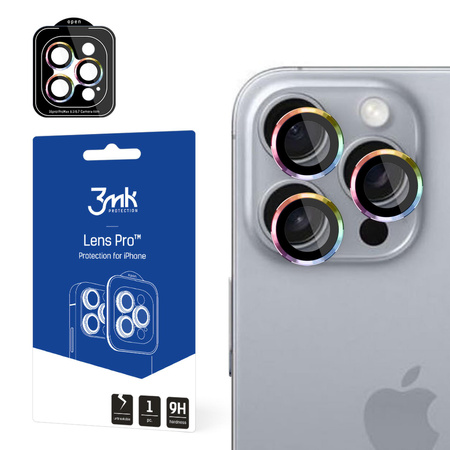 Apple iPhone 16 Pro /16 Pro Max- 3mk Lens Protection Pro Rainbow